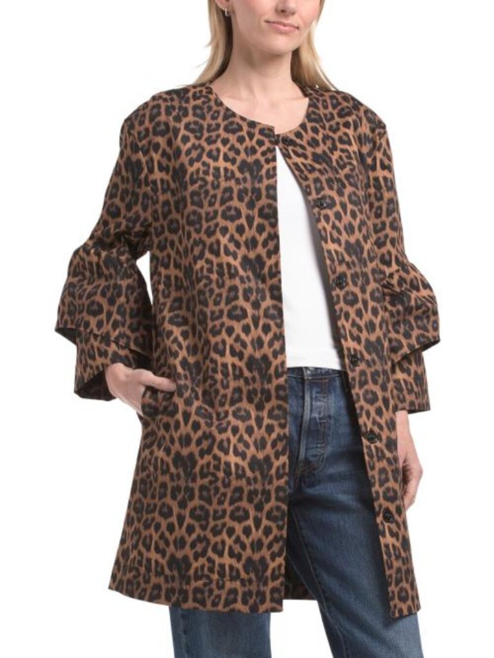 NVLT Tulip Sleeve Water Resistant Canvas Jacket